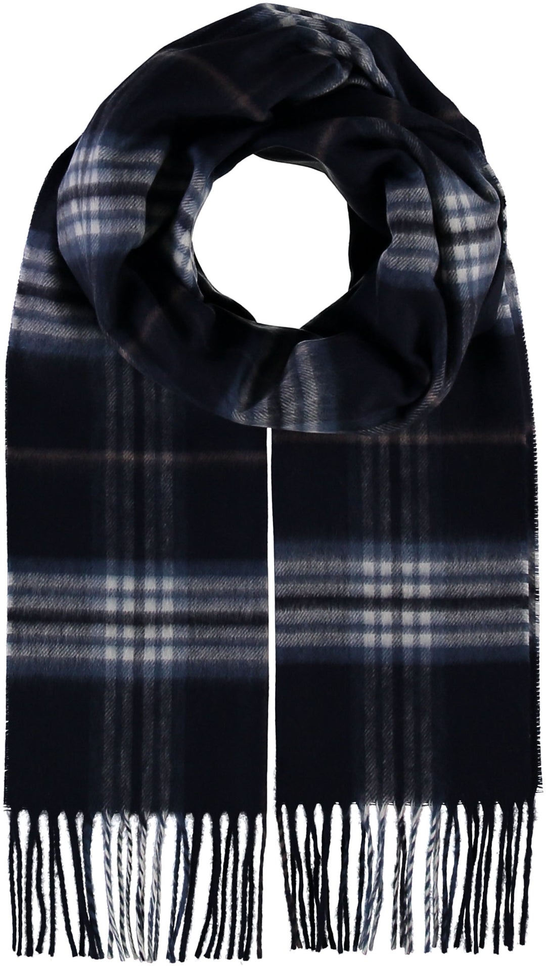 Fraas Plaid Cashmink Scarf