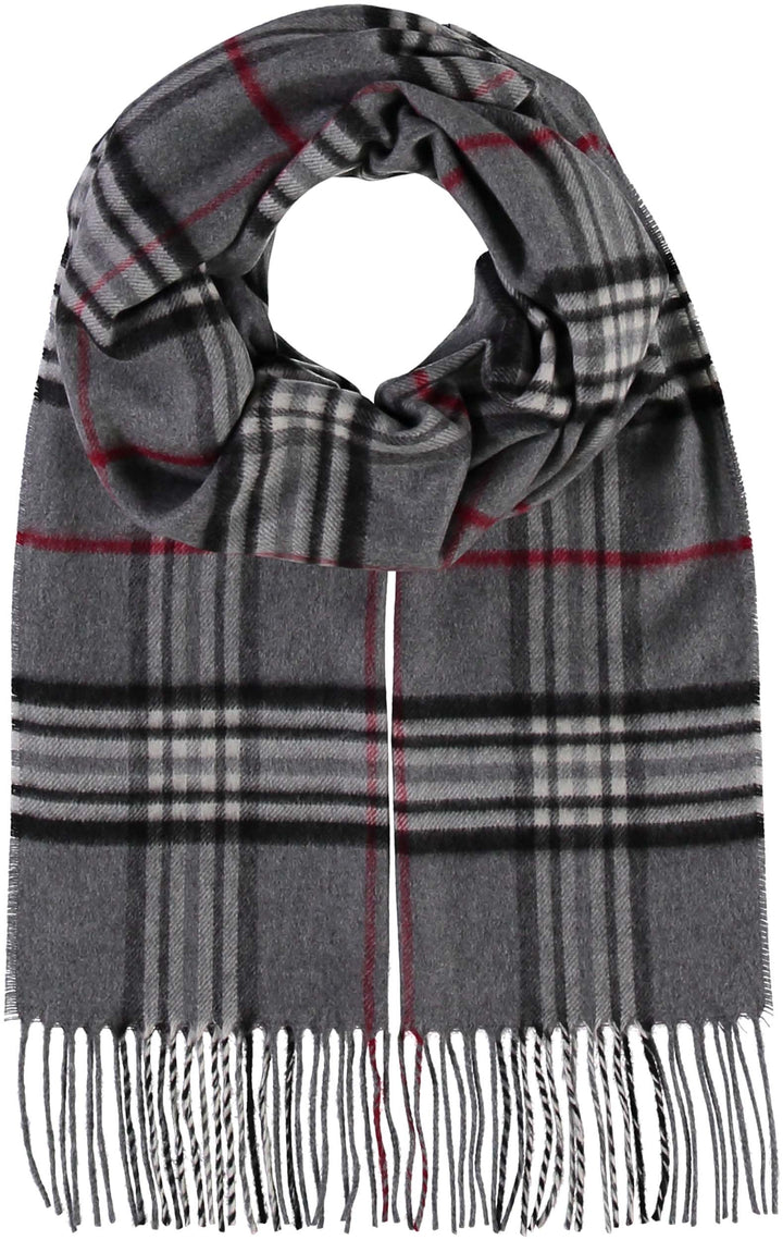 Fraas Plaid Cashmink Scarf
