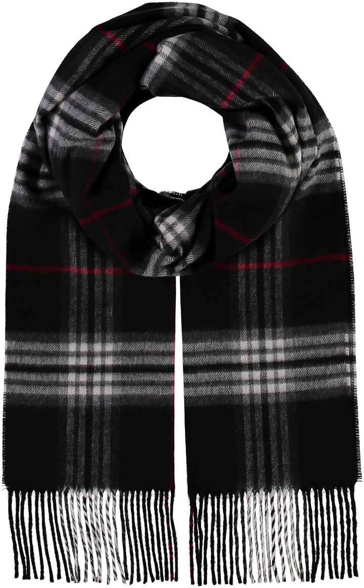 Fraas Plaid Cashmink Scarf
