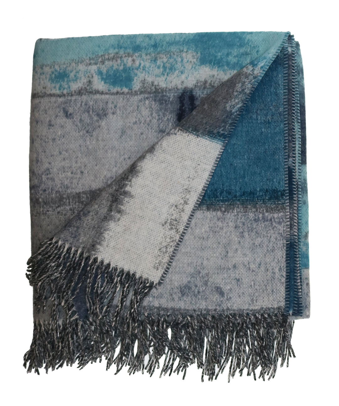 Sustainability Edition Abstract Reclaimed Cotton Cashmink Throw