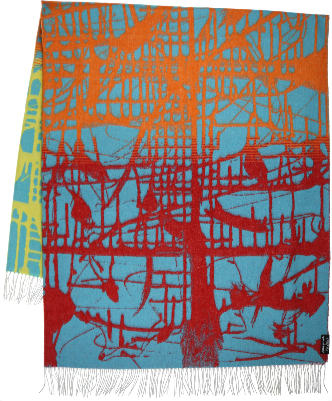Jumper Maybach X FRAAS "Matrix" Recycled Cotton Throw - Turquoise