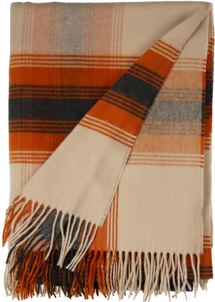 Plaid Recycled Polyester Throw