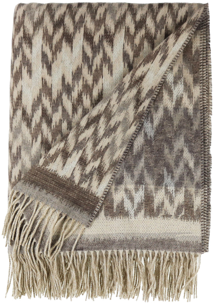 Ikat Recycled Polyester Throw