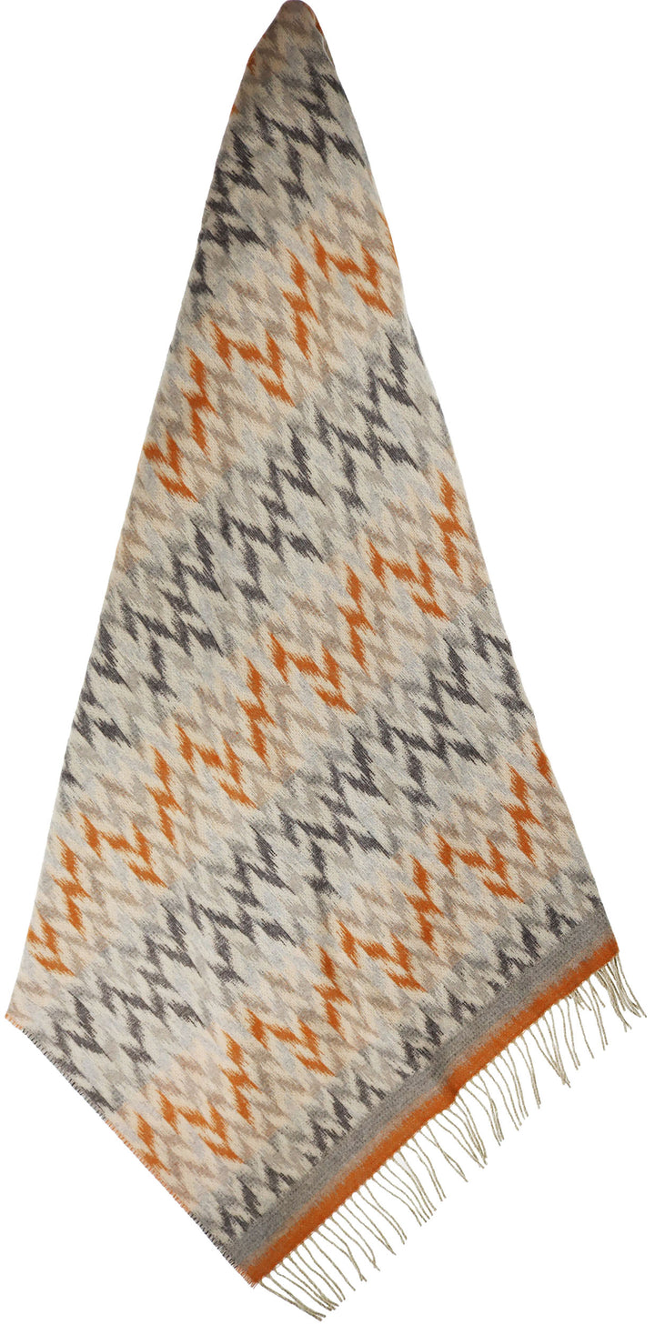 Ikat Recycled Polyester Throw
