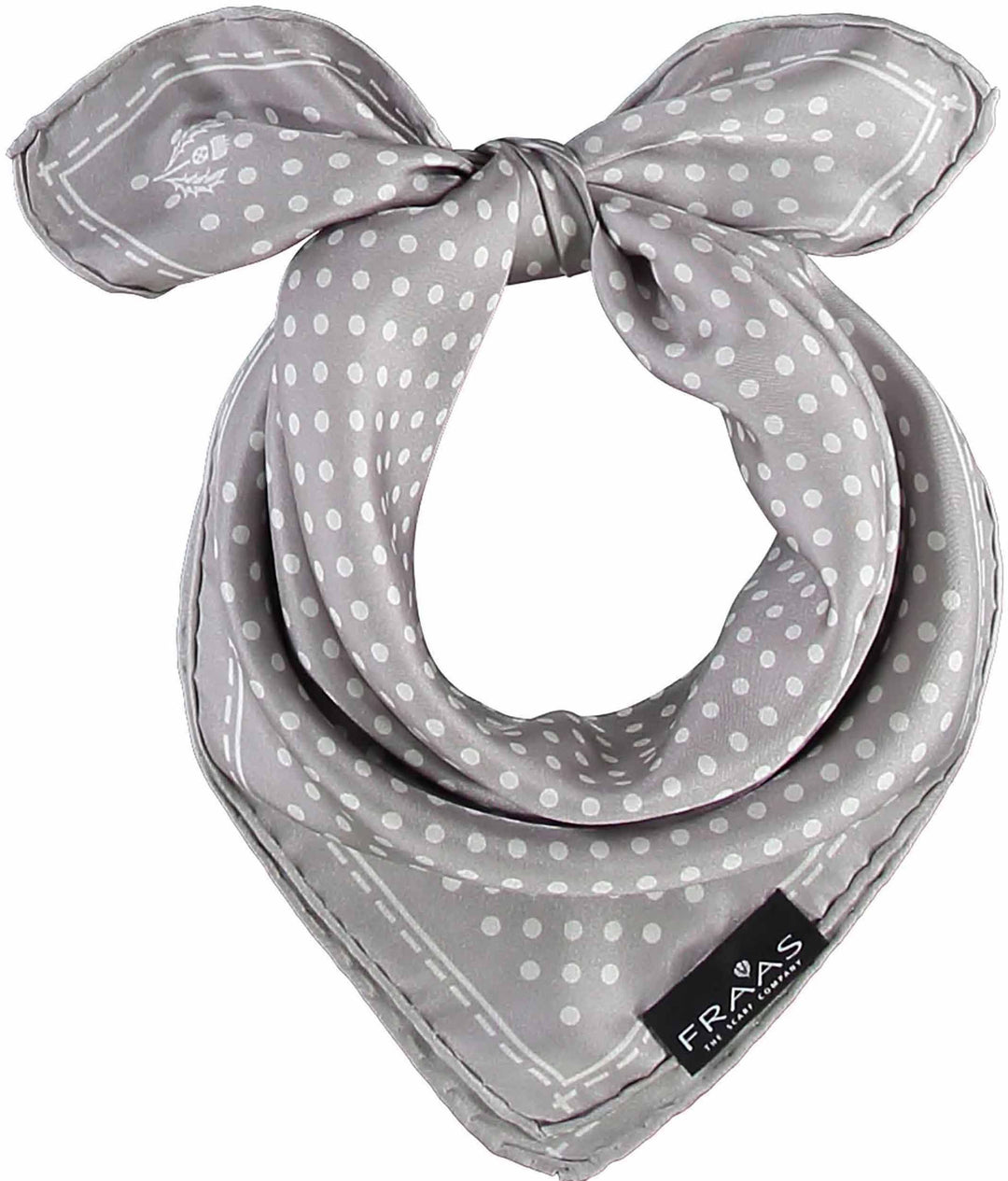 Classic Dot Silk Square Printed Neckie