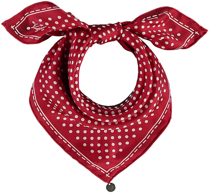 Classic Dot Silk Square Printed Neckie